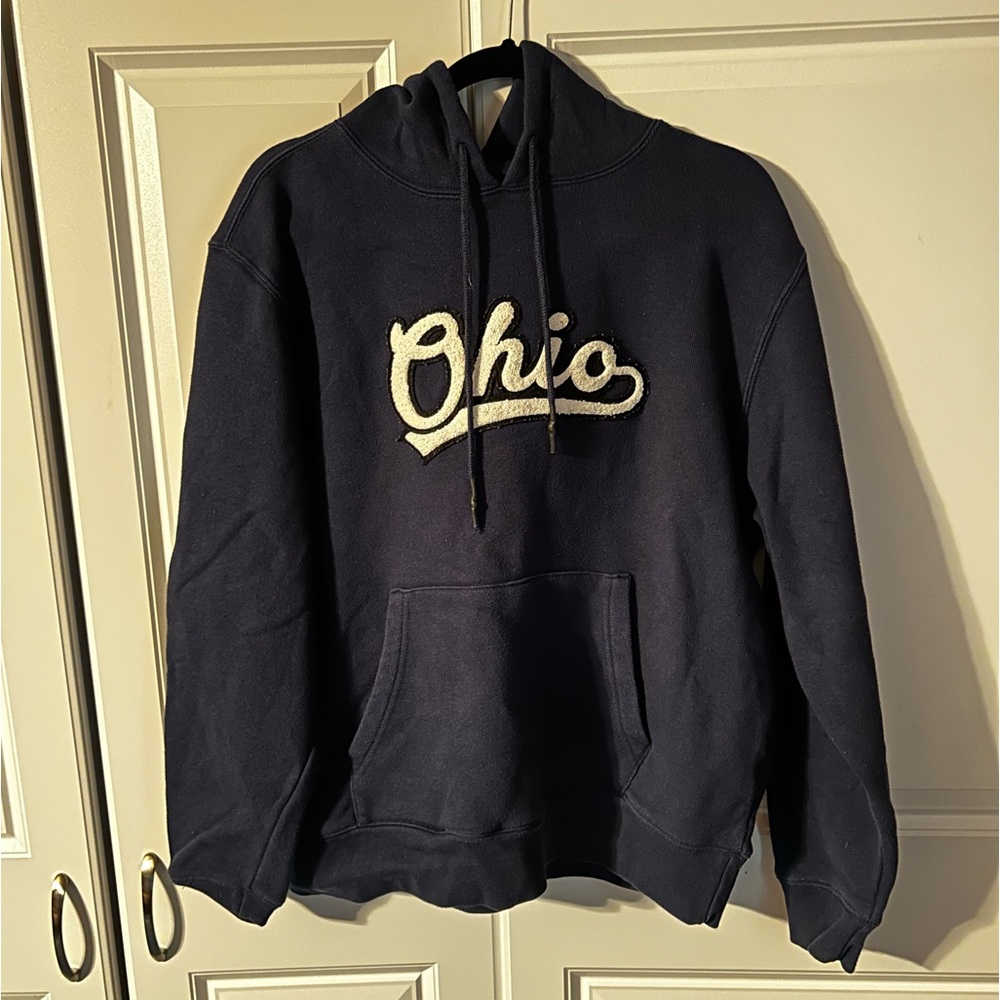 Large Ohio Sweatshirt Blue/White